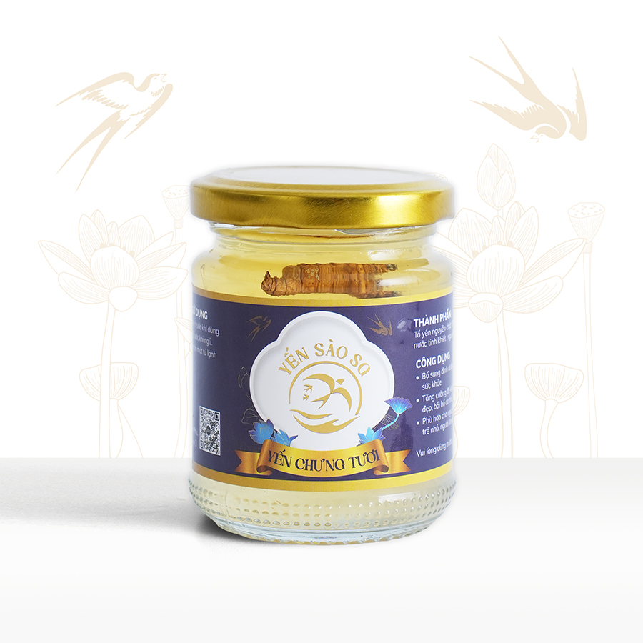 Yen chung tuoi 120ml - dong trung ha thao H1