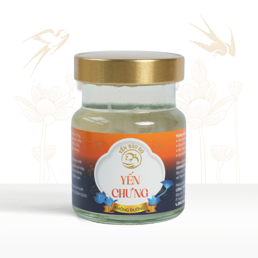 yến nước – tổ yến chưng hộp 10 lọ (không đường)