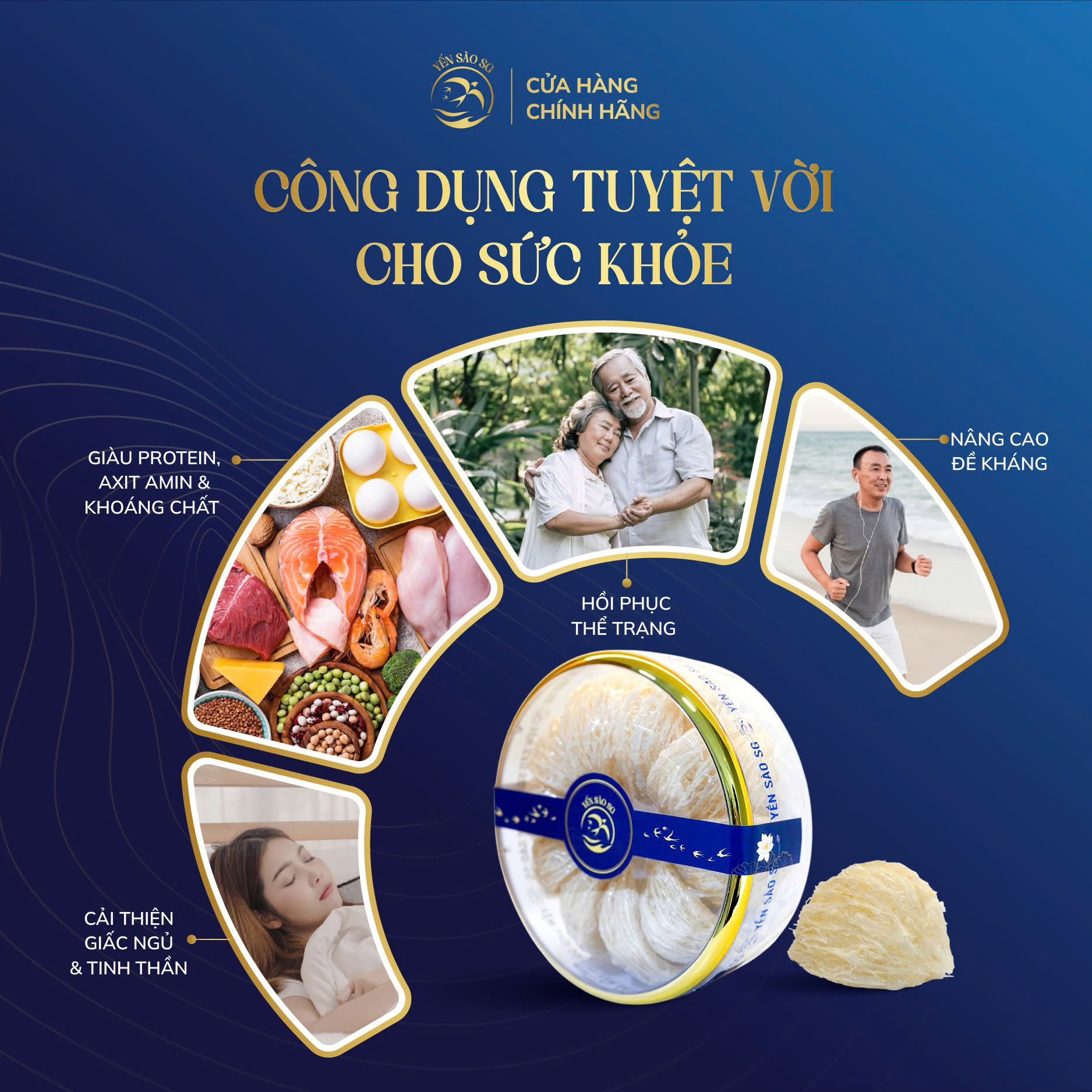 tổ yến tinh chế Đặc biệt 100g