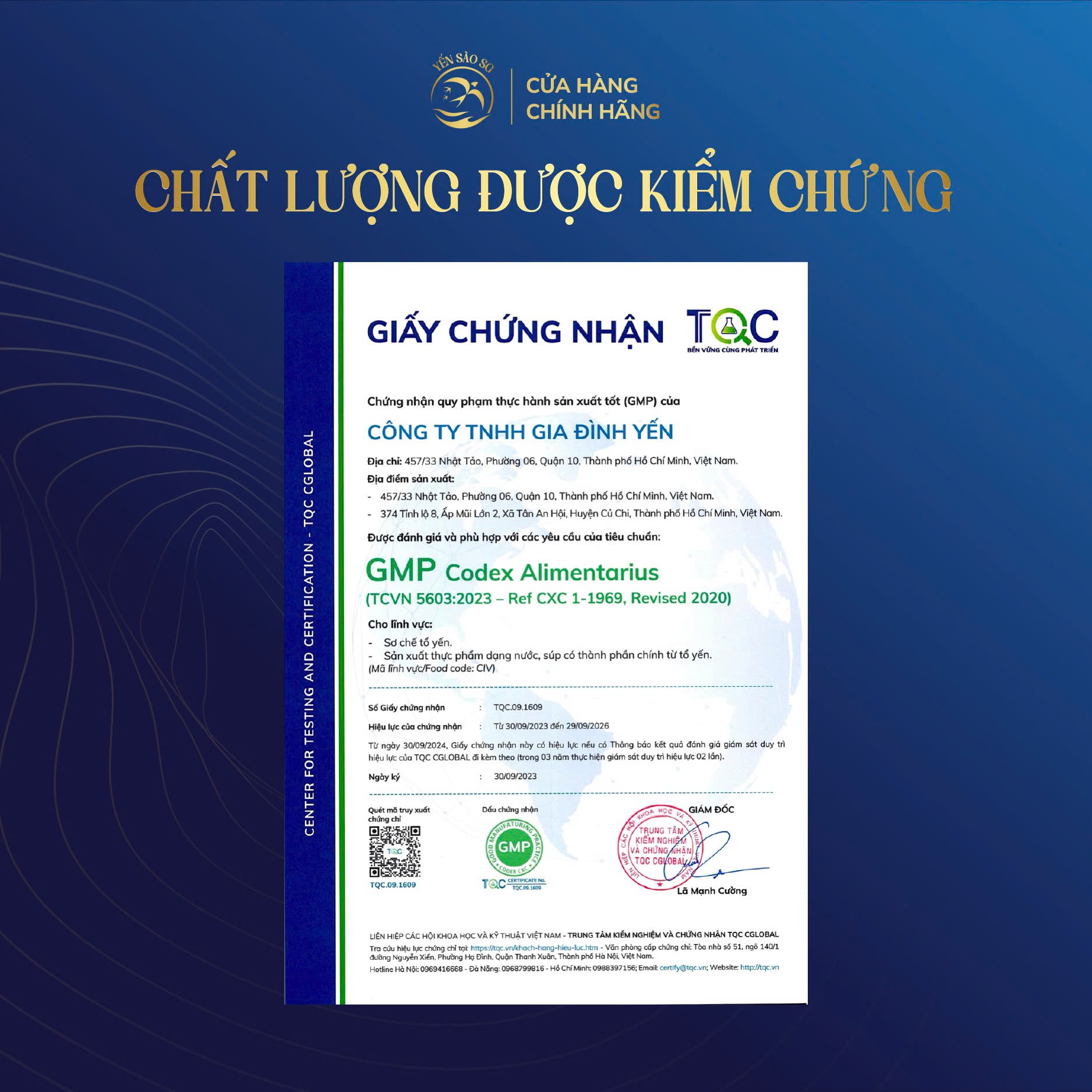 tổ yến tinh chế Đặc biệt 100g