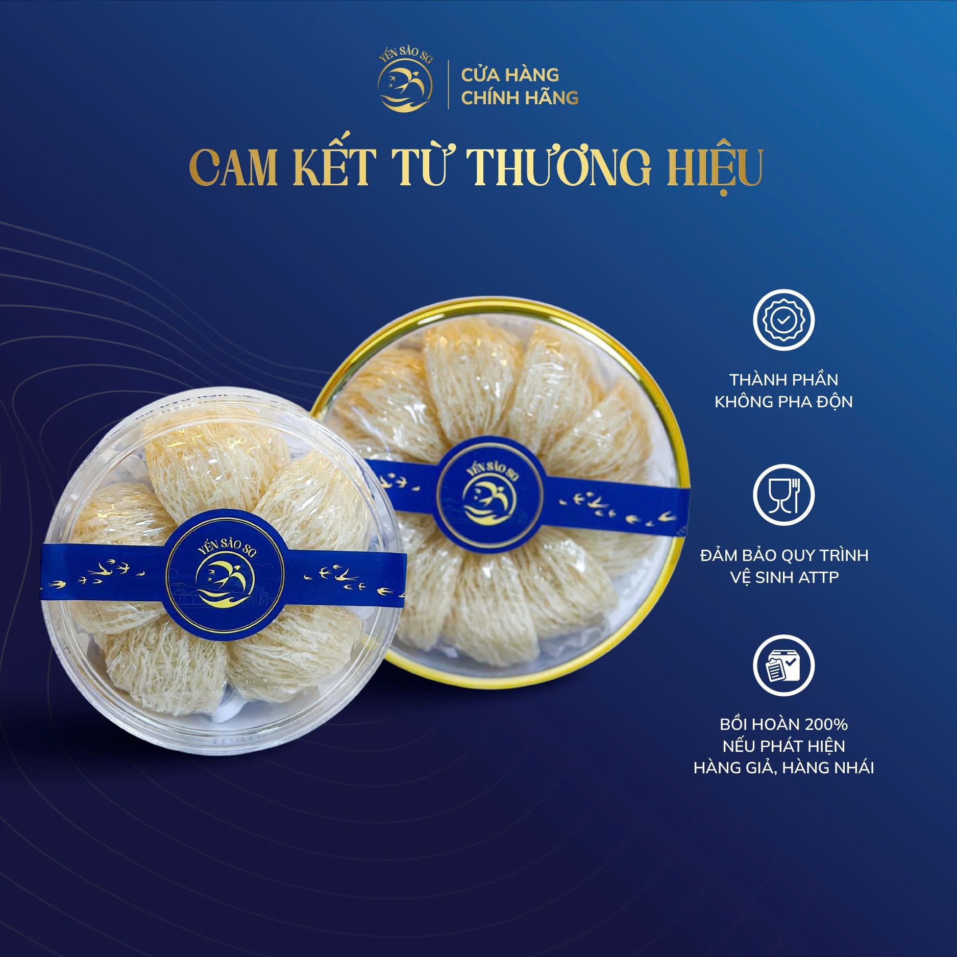 tổ yến tinh chế Đặc biệt 100g