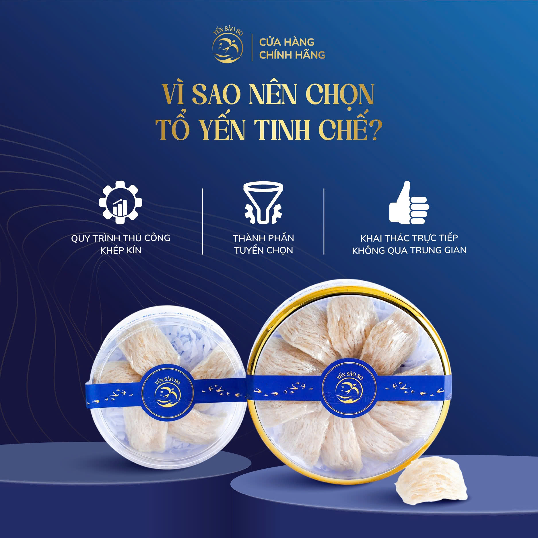 tổ yến tinh chế Đặc biệt 50g